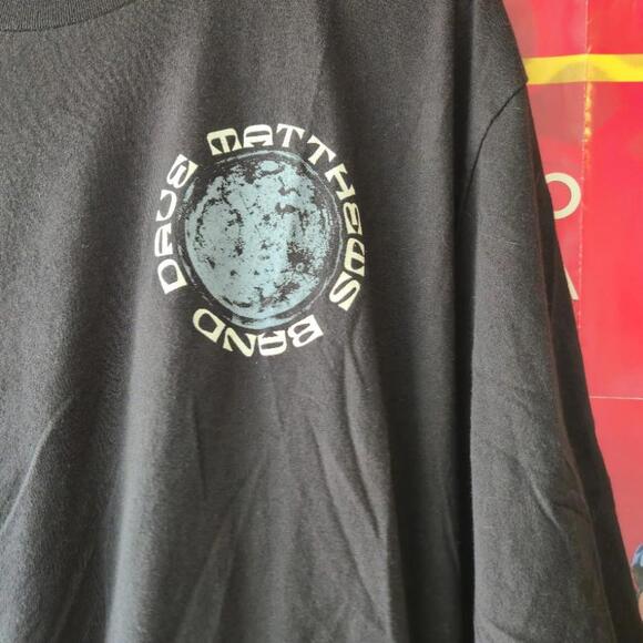 DAVE MATTHEWS BAND AROUND THE MOONWALK TOUR BLACK MUSIC T SHIRT SIZE 3XL 🔥 - Picture 3 of 8